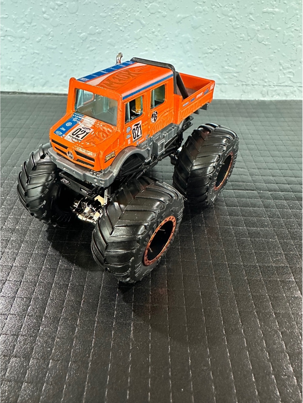 Hot Wheels Monster Truck Orange Pickup Truck Toy Car